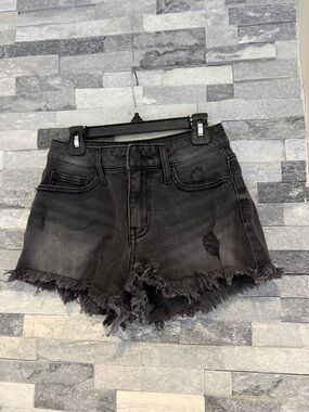 LTJ letter to juliet women's black denim shorts size xsmall